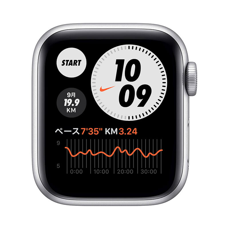 Apple Watch Nike+ Series 6 (GPSモデル) 40mm シルバーアルミニウム