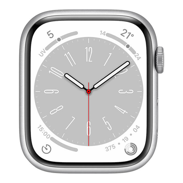 Apple Watch Series 8 (GPSモデル) 45mm シルバーアルミニウムケース 