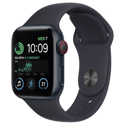 【新品】Apple Watch SE 第2世代 (GPS + Cellular モデル) 40mm ミッドナイトアルミニウムケース ミッドナイトスポーツバンドS/M｜SECOND HAND【セカハン】
