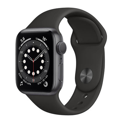 中古Apple Watch Series 6 (GPSモデル) 40mm スペースグレイアルミニウムケース ブラックスポーツバンド｜SECOND HAND【セカハン】
