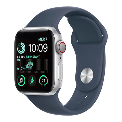 【新品】Apple Watch SE 第2世代 (GPS + Cellular モデル) 40mm シルバーアルミニウムケース ストームブルースポーツバンドS/M｜SECOND HAND【セカハン】
