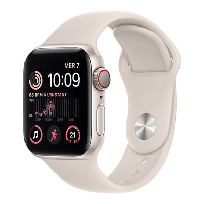 【新品】Apple Watch SE 第2世代 (GPS + Cellular モデル) 40mm スターライトアルミニウムケース スターライトスポーツバンド｜SECOND HAND【セカハン】