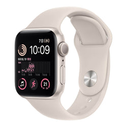 Apple Watch SE 第2世代 (GPSモデル) 44mm スターライトアルミニウム ...