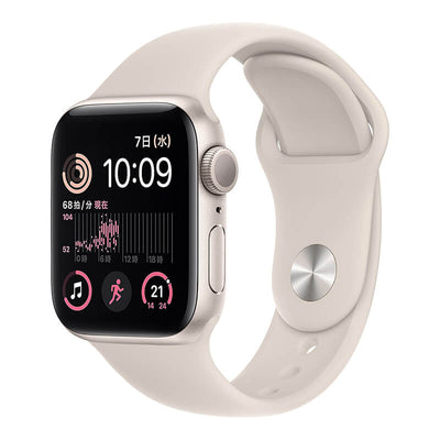 中古Apple Watch SE 第2世代 (GPSモデル) 40mm シルバーアルミニウムケース ホワイトスポーツバンド USB-C磁気充電ケーブル+無地白箱｜SECOND HAND【セカハン】