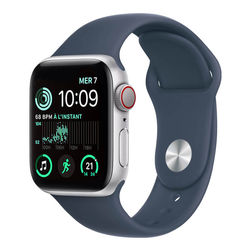 【新品】Apple Watch SE 第2世代 (GPS + Cellular モデル) 44mm シルバーアルミニウム/ストームブルーM/L｜SECOND HAND【セカハン】