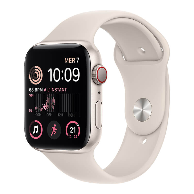 【新品】Apple Watch SE 第2世代 (GPS + Cellular モデル) 44mm スターライトアルミニウムケース スターライトスポーツバンド｜SECOND HAND【セカハン】